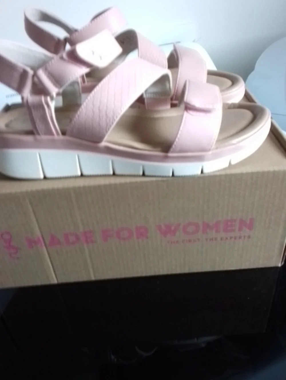 Ryka Pink Triple-Strap Women's Comfort Sandals